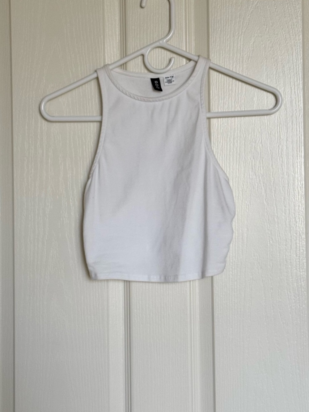BDG : White Cropped Tank Top - Women's - Size XS